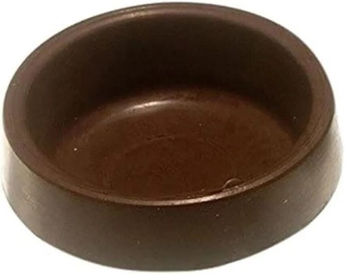 Large brown castor cups - castor,