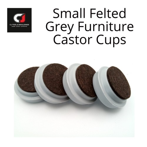 Felted small grey castor - -,
