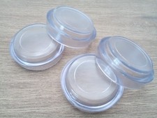 CASTOR CUPS - SMALL CLEAR