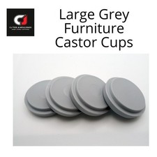 CASTOR CUPS - LARGE GREY RIGID