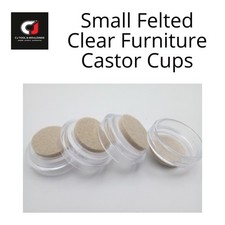 FELTED  SMALL CLEAR CASTOR