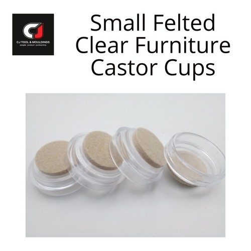 Felted small clear castor - ,