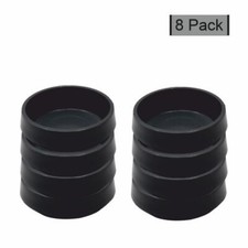 Large Black Castor Cups
