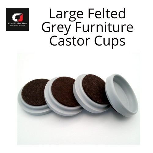 Felted large grey castor - grey,