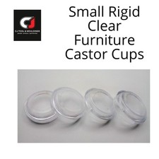 CASTOR CUPS - SMALL CLEAR
