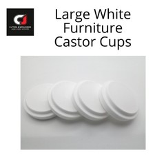 CASTOR CUPS - LARGE WHITE
