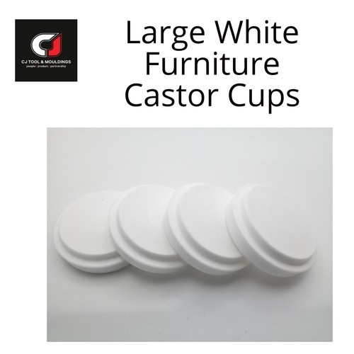 Castor cups large white - castor,