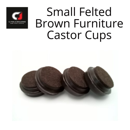 Felted small brown castor - brown,
