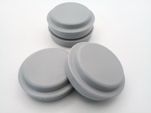 Castor cups small - -small, grey