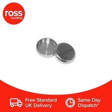 4 x 55mm Nickel Castor Cups