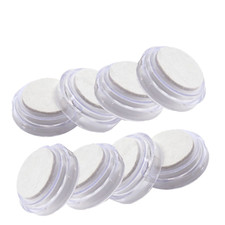 LARGE CLEAR  CASTOR CUPS