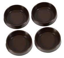 LARGE BROWN CASTOR CUPS