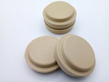 CASTOR CUPS -SMALL BEIGE RIGID